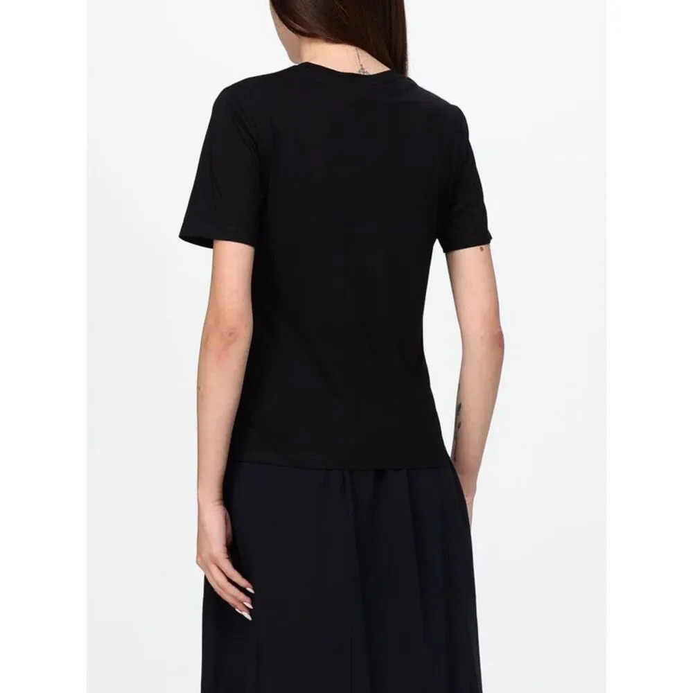 Twinset U&B Women Cotton Blend T-Shirts Twinset U&B With Beads